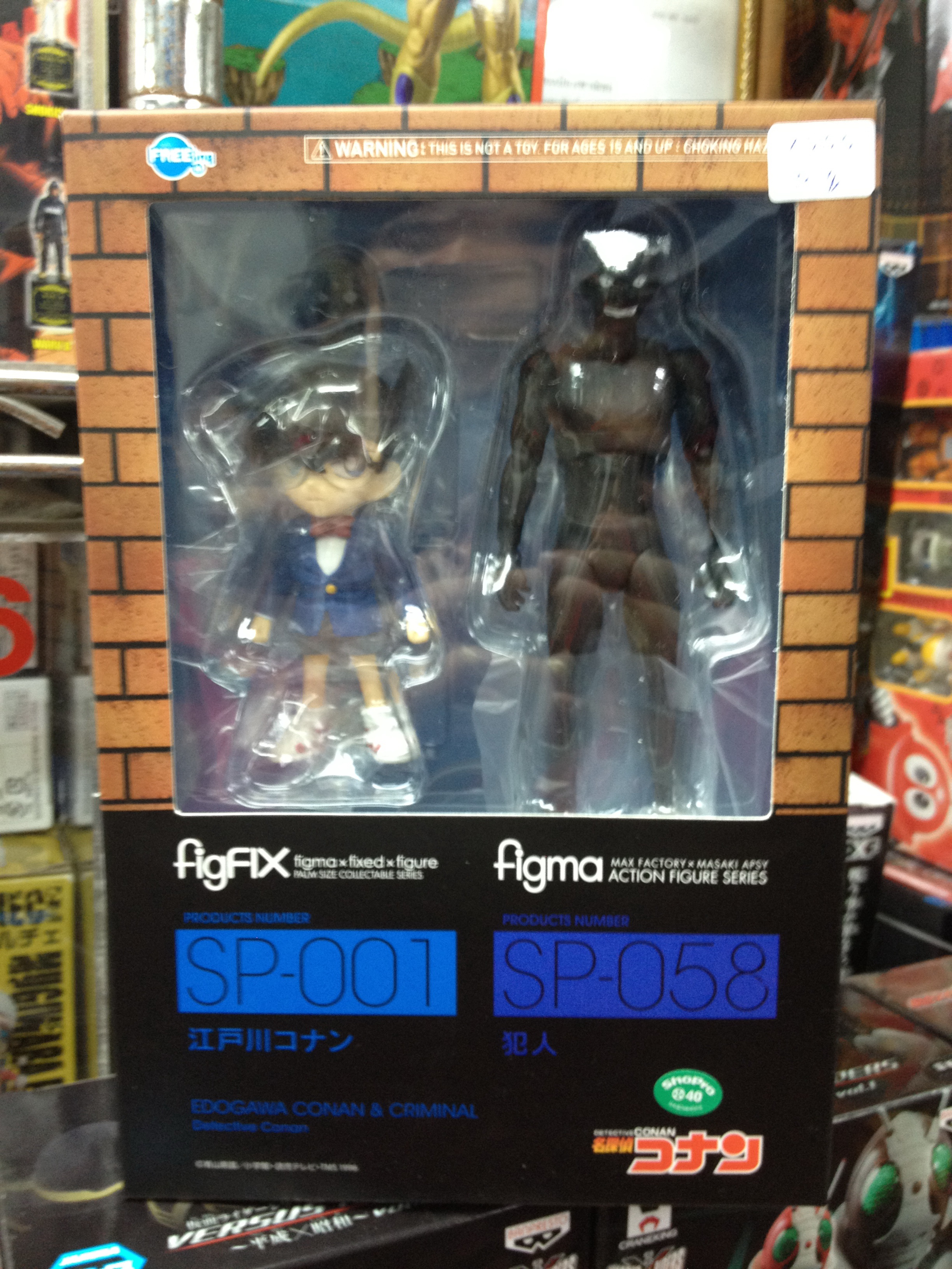 FigFIX SP-001 & Figma SP-058 Detective Conan / Детектив Конан фигма фигурка