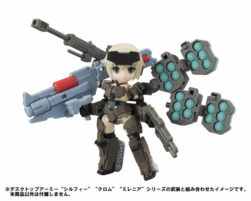 Frame Arms Girl KT-321f Gourai Series - Desktop Army - All 3Type Set