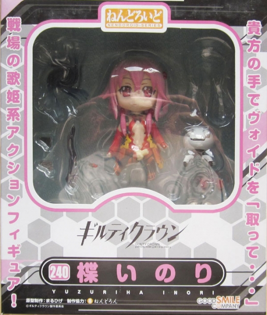 Nendoroid 240. Inori Yuzuriha Guilty Crown / Аниме фигурка Инори Юдзуриха Корона греха