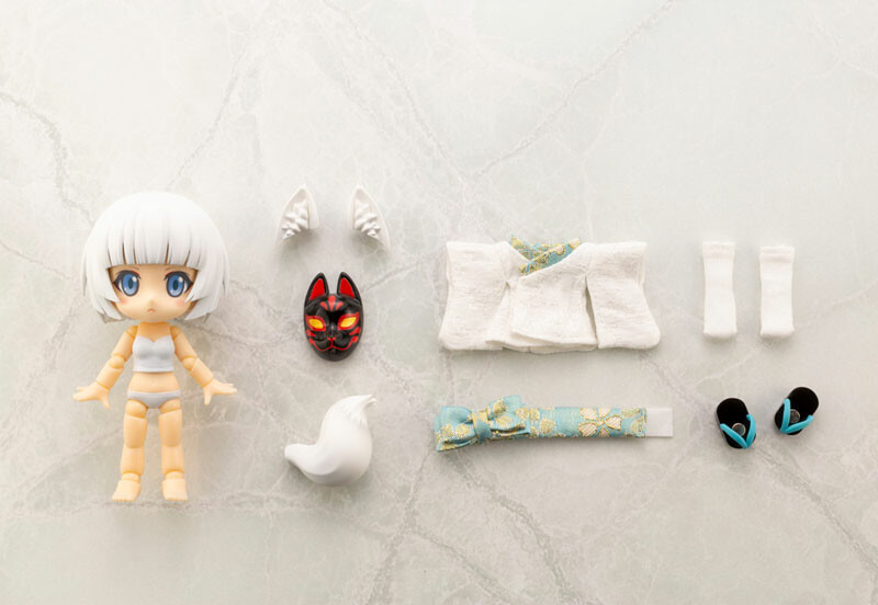 Shiro Kitsune Posable Figure - Cu-poche Friends