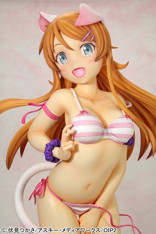 Kirino Kousaka - Nekomimi Swimsuit ver. Soft Bust Edition 1/2.5