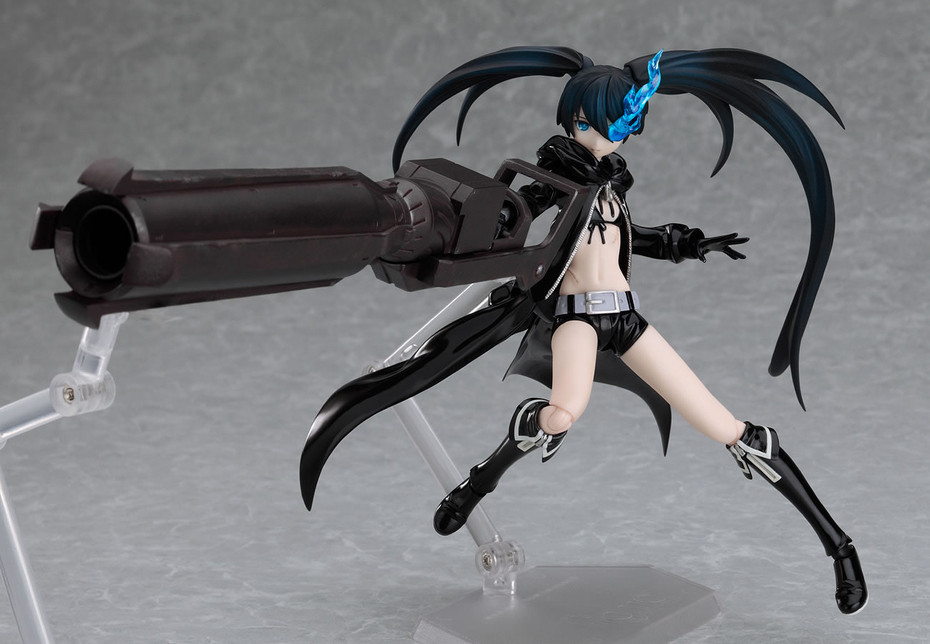 Figma SP-012. Black Rock Shooter Black B ver. figure / Стрелок с Черной скалы аниме фигурка